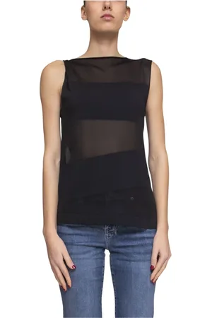 LIVIANA CONTI Femme, Tops, Noir, Taille: 38 FR Pull en Jersey Noir pour Femmes
