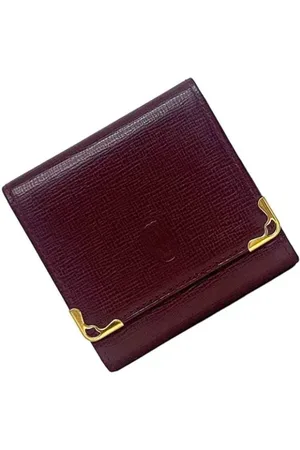 Cartier Unisex, Pre-owned, Rouge, Taille: ONE Size Pre-owned Cuir petite-maroquinerie