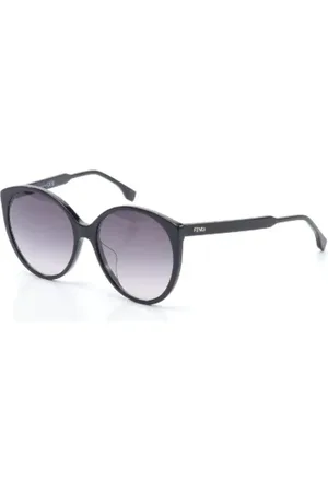Fendi Femme, Pre-owned, Noir, Taille: ONE Size Pre-owned Plastique lunettes-de-soleil