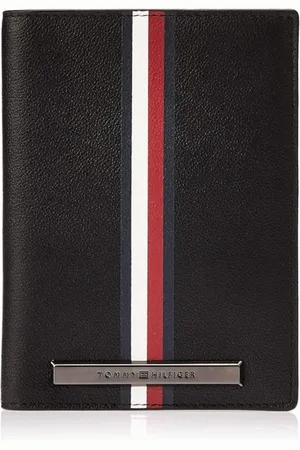 Tommy Hilfiger Homme, Accessoires, Noir, Taille: ONE Size Étui Passeport & Porte-cartes