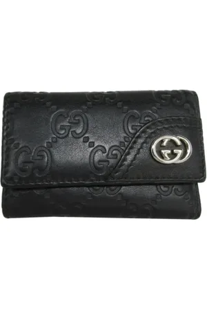 Gucci Homme, Pre-owned, Noir, Taille: ONE Size Pre-owned Cuir porte-cls