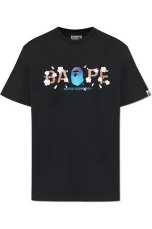 A Bathing Ape Homme, Tops, Noir, Taille: M T-shirt avec impression