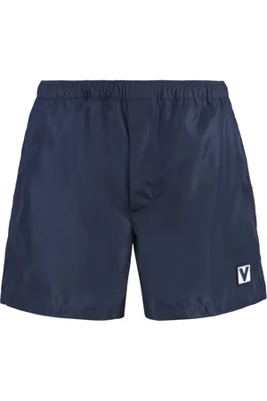 VALENTINO GARAVANI Homme, Maillots de bain, Bleu, Taille: L Shorts de Bain en Nylon Doublés Filet