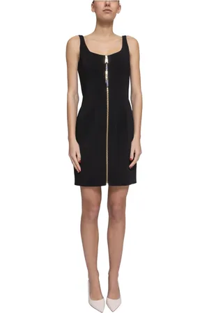 Moschino Femme, Robes, Noir, Taille: 36 FR Robe Femme Noire à Motifs