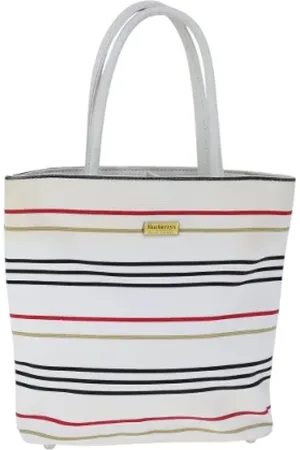 Burberry Femme, Pre-owned, Multicolore, Taille: ONE Size Pre-owned Toile sacs-main