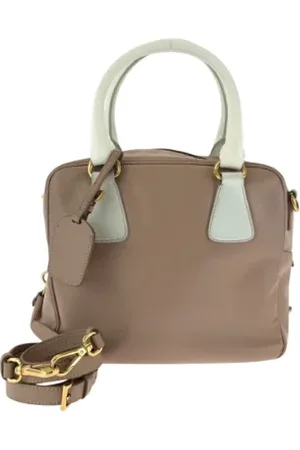 Prada Femme, Pre-owned, Rose, Taille: ONE Size Pre-owned Cuir sacs-main