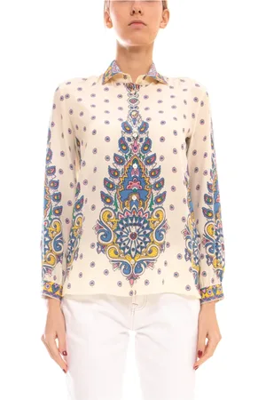 Etro Femme, Blouses et Chemises, Multicolore, Taille: 40 FR Chemisier Femme à Motifs