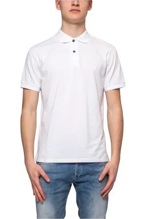 Dondup Homme, Tops, Blanc, Taille: S Polo à Manches Courtes