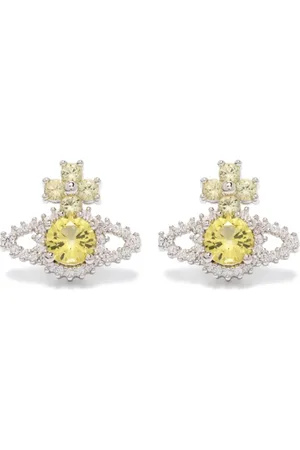 Vivienne Westwood Femme, Accessoires, Jaune, Taille: ONE Size Boucles d