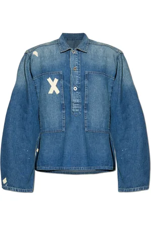 Maison Margiela Homme, Chemises, Bleu, Taille: S Chemise en jean