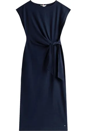Tommy Hilfiger Femme, Robes, Bleu, Taille: 40 FR Robe Midi Bateau Marine
