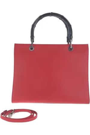 Gucci Femme, Pre-owned, Rouge, Taille: ONE Size Pre-owned Cuir sacs-gucci