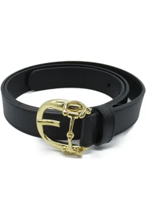 Gucci Femme, Pre-owned, Noir, Taille: ONE Size Pre-owned Cuir ceintures