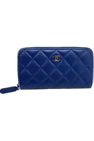 CHANEL Femme, Pre-owned, Bleu, Taille: ONE Size Pre-owned Cuir petite-maroquinerie