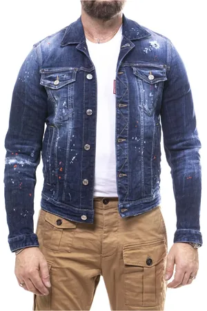 Dsquared2 Homme, Vestes, Bleu, Taille: XL Veste Kaban Homme Bleu Marine