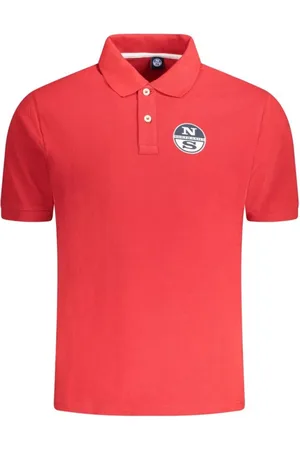 North Sails Homme, Tops, Rouge, Taille: M Polo en Coton Rouge Style Classique