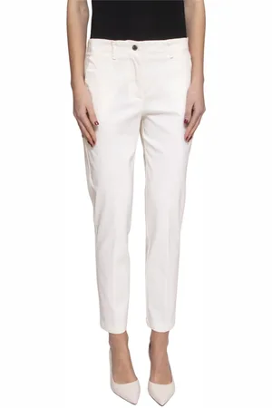 LIVIANA CONTI Femme, Pantalons, Blanc, Taille: 40 FR Pantalon Femme Pumice