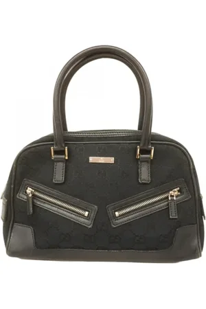 Gucci Femme, Pre-owned, Noir, Taille: ONE Size Pre-owned Toile sacs-gucci