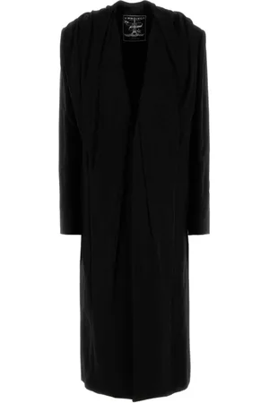 Y / PROJECT Femme, Manteaux, Noir, Taille: 38 FR Manteau en coton noir pour un look élégant
