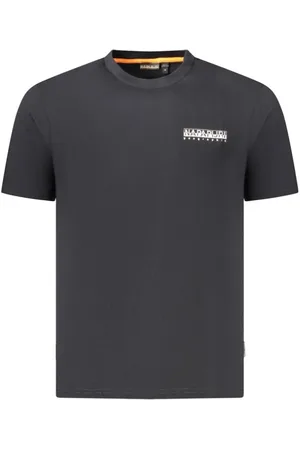 Napapijri Homme, Tops, Noir, Taille: S T-shirt Homme en Coton Noir