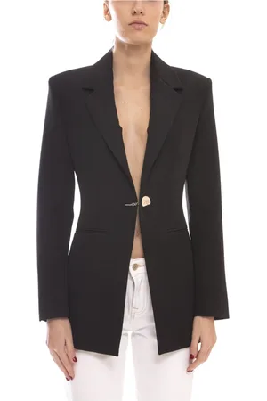 Moschino Femme, Vestes, Noir, Taille: 42 FR Veste Cady Noire pour Femmes