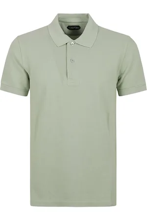 Tom Ford Homme, Tops, Vert, Taille: L Polo de Tennis en Piqué