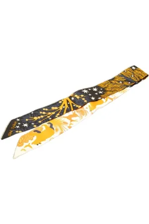 Hermès Femme, Pre-owned, Multicolore, Taille: ONE Size Pre-owned Soie foulards