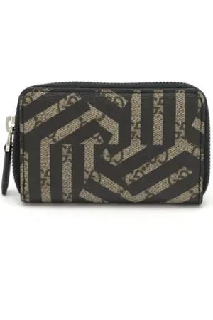Gucci Femme, Pre-owned, Noir, Taille: ONE Size Pre-owned Toile petite-maroquinerie