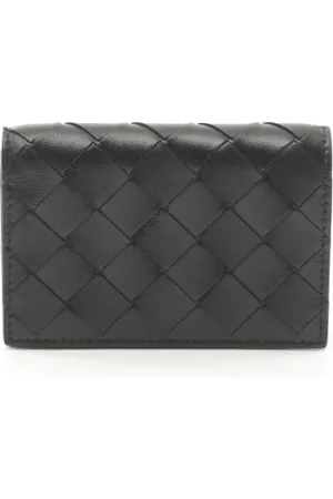 Bottega Veneta Homme, Pre-owned, Noir, Taille: ONE Size Pre-owned Cuir petite-maroquinerie