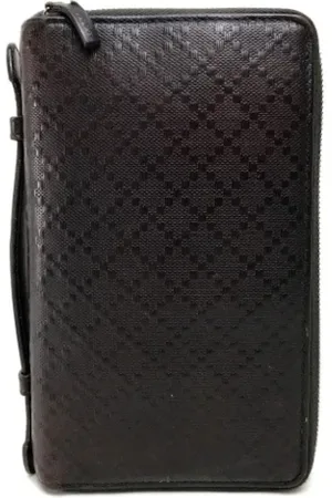Gucci Femme, Pre-owned, Noir, Taille: ONE Size Pre-owned Cuir petite-maroquinerie
