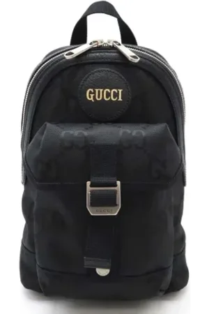 Gucci Unisex, Pre-owned, Noir, Taille: ONE Size Pre-owned Toile sacs-ports-paule