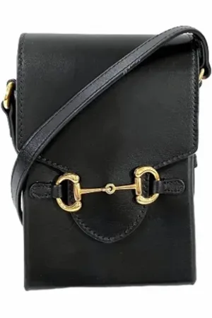 Gucci Homme, Pre-owned, Noir, Taille: ONE Size Pre-owned Cuir sacs-gucci