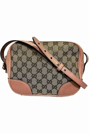 Gucci Femme, Pre-owned, Rose, Taille: ONE Size Pre-owned Toile sacs-gucci