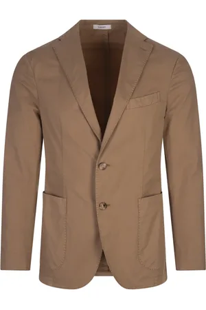 Boglioli Homme, Vestes, Brun, Taille: L Pantalon en Coton et Élasthanne Marron