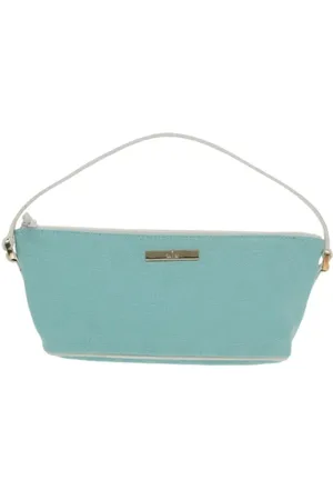 Gucci Femme, Pre-owned, Bleu, Taille: ONE Size Pre-owned Toile sacs-gucci