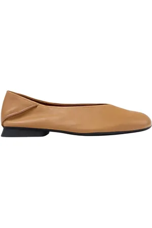 Camper Femme, Chaussures, Brun, Taille: 36 EU Ballerines Casual en Cuir Camel