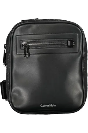 Calvin Klein Homme, Sacs, Noir, Taille: ONE Size Sac à bandoulière urbain avec détails contrastés