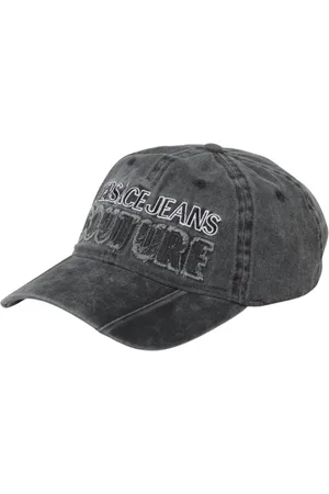 VERSACE Homme, Accessoires, Noir, Taille: ONE Size Casquette de baseball à logo brodé
