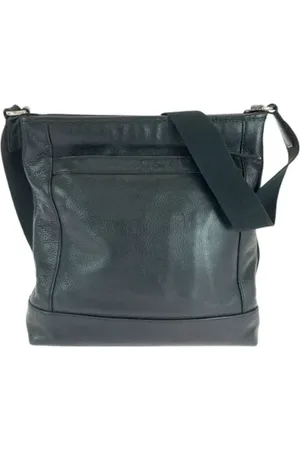 Coach Homme, Pre-owned, Noir, Taille: ONE Size Pre-owned Cuir sacs-bandouliere