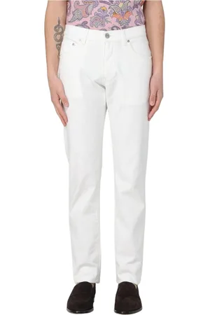 Etro Homme, Jeans, Blanc, Taille: W32 Jean Denim Blanc Moderne