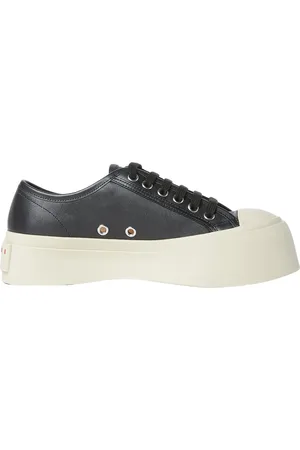 Marni Femme, Chaussures, Noir, Taille: 37 EU Baskets Pablo en cuir