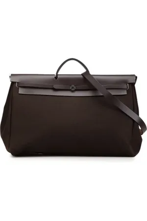 Hermès Femme, Pre-owned, Brun, Taille: ONE Size Pre-owned Toile sacs-de-voyage