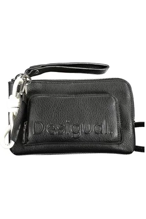 Desigual Femme, Sacs, Noir, Taille: ONE Size Sac Bandoulière Noir avec Bandoulière Réglable