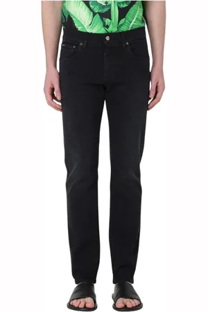 Dolce & Gabbana Homme, Jeans, Noir, Taille: S Jean Coupe Droite Noir