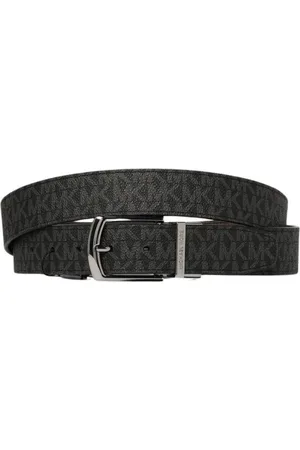 Michael Kors Homme, Accessoires, Noir, Taille: ONE Size Ceinture en Cuir Classique