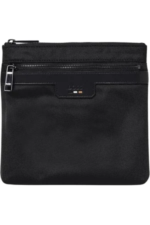 HUGO BOSS Homme, Sacs, Noir, Taille: ONE Size Sac à Bandoulière Noir Fermeture Éclair