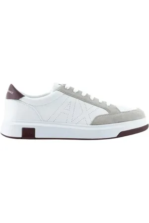 Armani Exchange Homme, Chaussures, Multicolore, Taille: 39 EU Baskets classiques bas blanc bordeaux