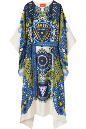 La DoubleJ Femme, Robes, Multicolore, Taille: 42 FR Kaftan Carré