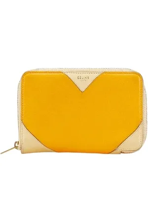 Céline Femme, Pre-owned, Jaune, Taille: ONE Size Pre-owned Cuir petite-maroquinerie