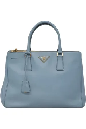 Prada Femme, Pre-owned, Bleu, Taille: ONE Size Pre-owned Cuir sacs-main